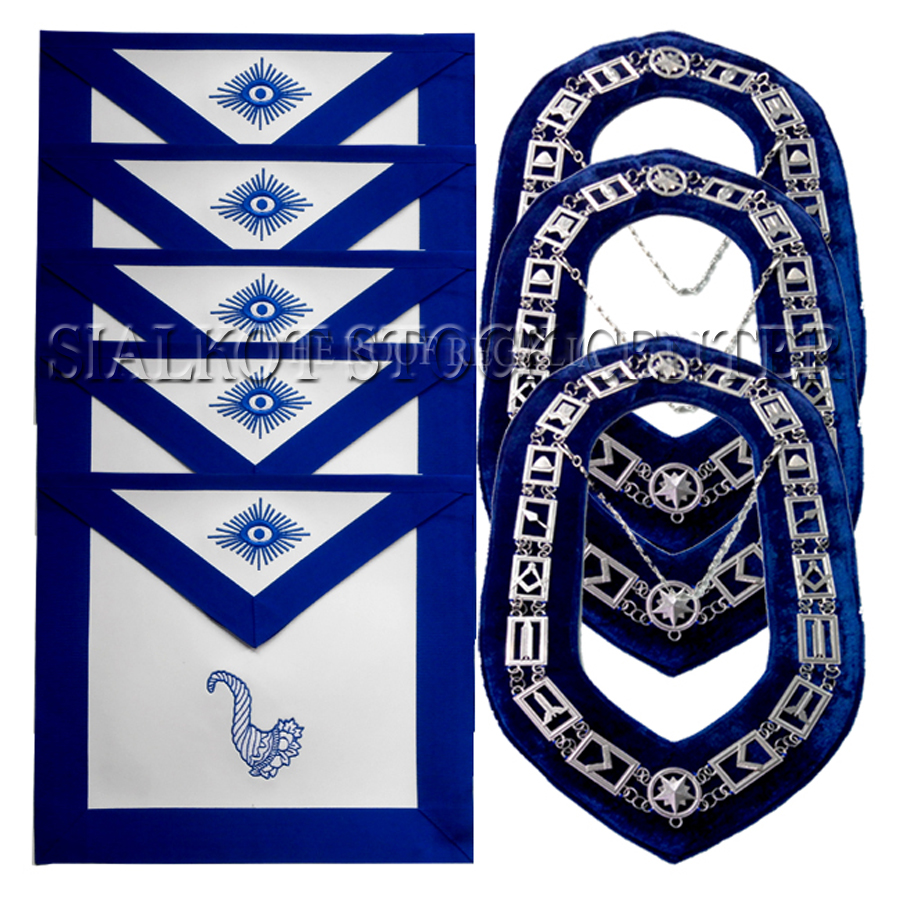 Blue Lodge Officer Apron And Chain Collar